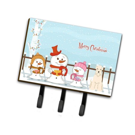MICASA Merry Christmas Carolers Soft Coated Wheaten Terrier Leash or Key Holder MI225489